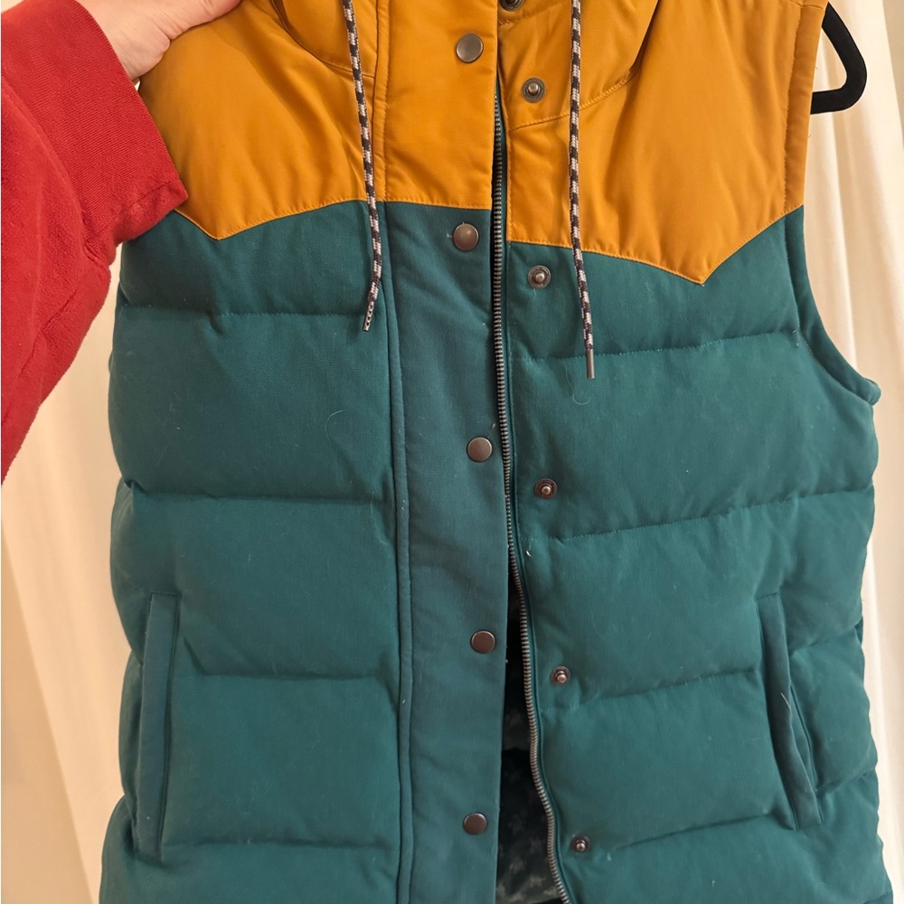Patagonia Teal and Orange Vest